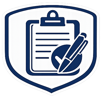 Icon of a clipboard and pen representing insurance claim repairs